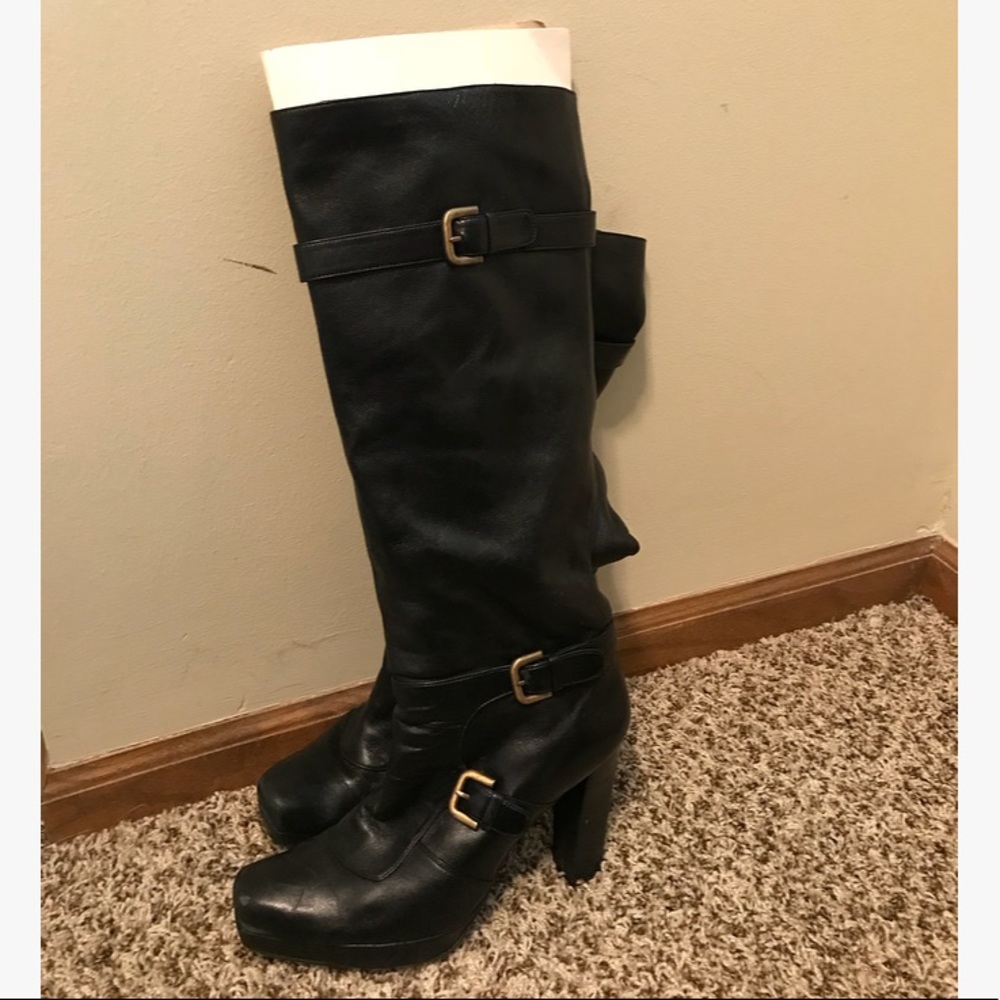 Stuart Weitzman buckle boots